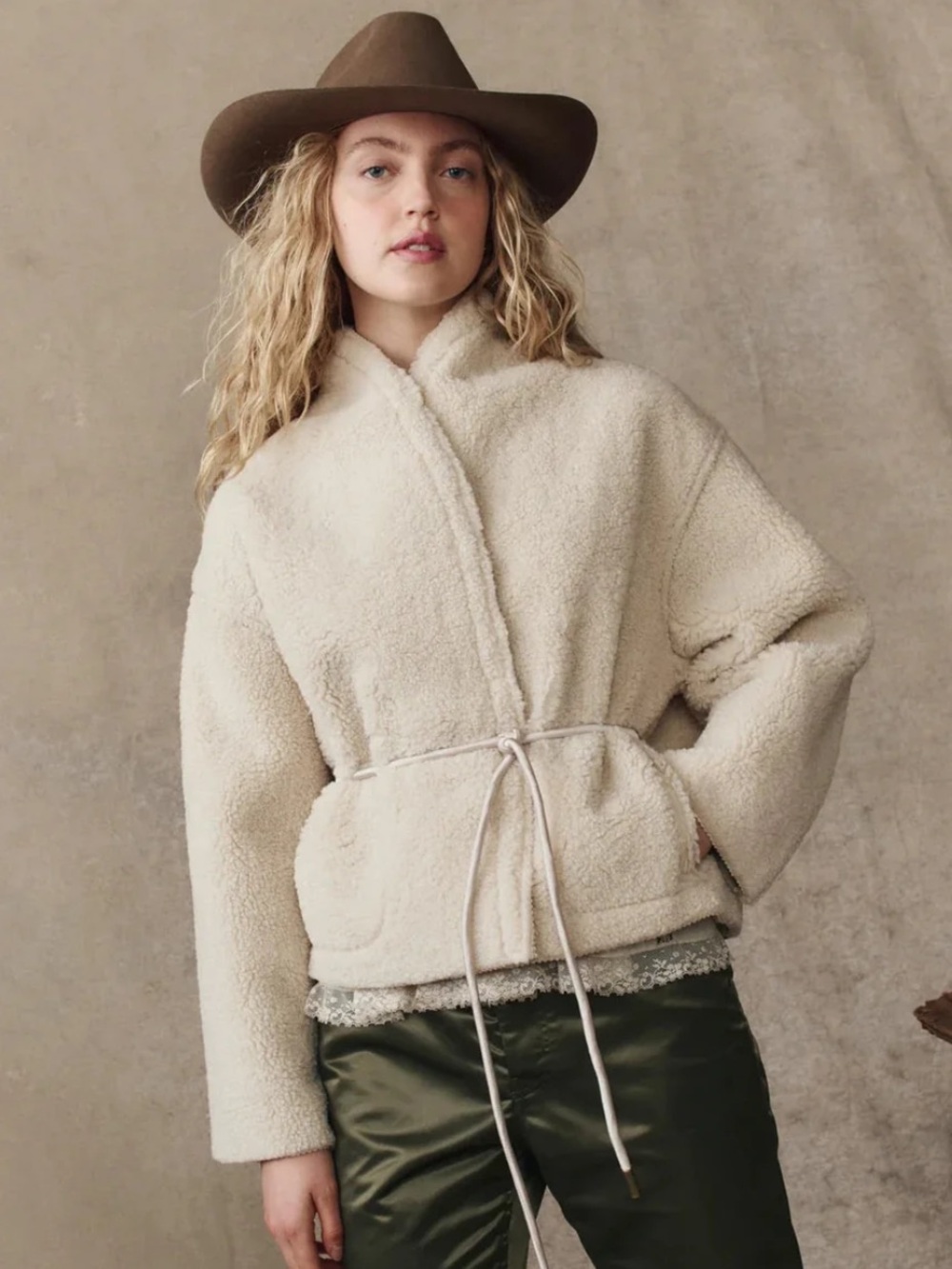 THE GREAT Reversible Drover Coat size 3 - Large